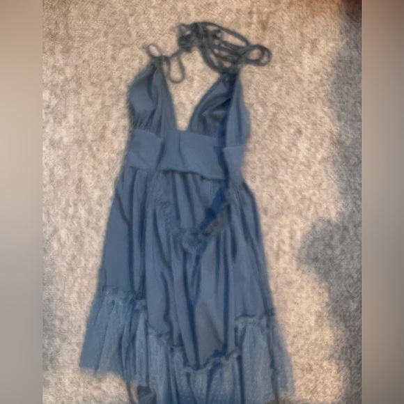 blue mini dress - Picture 2 of 2